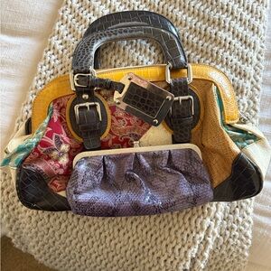 Multicolor Patchwork Women's Bag